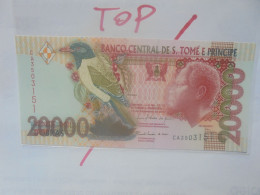 SAO TOME-PRINCIPE 20.000 DOBRAS 2010 Neuf/UNC (B.29) - São Tomé U. Príncipe