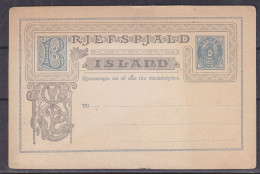 Islande - Carte Postale De 1879 - Entier Postal - - Covers & Documents