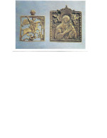 Postcard Unused -   Icon "The Miracle Of George About The Serpent", Icon "The Passionate Mother Of God" - Objets D'art