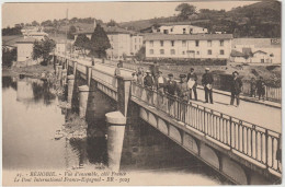 Pyrenées Atlantique : BEHOBIE : Vue   Du Pont   Frontière - Urrugne