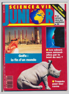 Revue SCIENCE & VIE JUNIOR N° 24 Mars 1991 Golfe: La Fin D'un Monde   Lutter Contre L'obésité   Le Curieux Virus Des* - Ciencia