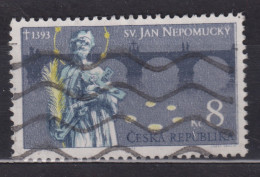 1993 Tschechische Republik Mi:CZ 4, Sn:CZ 2880, Yt:CZ 4, Sg:CZ 4,St. John Of Nepomuk And Charles Bridge, Prague - Gebruikt