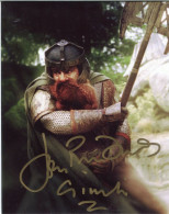 JOHN RHYS DAVIES [Le Seigneur Des Anneaux]  - Signature Autographe Sur Photo - Schauspieler Und Komiker