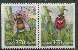 Norway:Unused Stamps Bee And Ladybug, 1997, MNH - Abeilles
