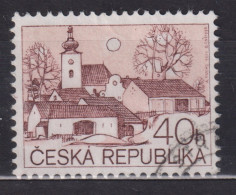 1995 Tschechische Republik Mi:CZ 71, Sn:CZ 2949, Yt:CZ 70, Village Church, Dorfkirche - Usati