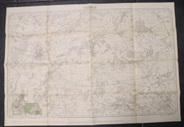 CARTOGRAPHIQUE MILITAIRE 1936 ,, MAERLE ,, 86 X 62 CM   ZIE AFBEELDINGEN MOOIE STAAT BELLE ETAT - Cartes Topographiques
