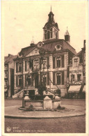 CPA Carte Postale Belgique Huy Hôtel De Ville Et Le Bassinia VM65531 - Huy