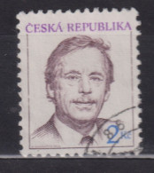 1993 Tschechische Republik Mi:CZ 3, Sn:CZ 2879, Yt:CZ 3,Václav Havel (1936-2011), President - Oblitérés