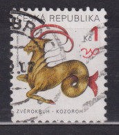 1998 Tschechische Republik Mi:CZ 199, Sn:CZ 3063, Yt:CZ 192, Capricorn / Steinbock - Usati