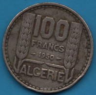 ALGERIE 100 FRANCS 1950 KM# 93 TURIN - Algérie