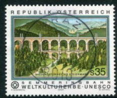 AUSTRIA 2001 UNESCO World Heritage: Semmering Railway. Used.  Michel 2348 - Usati