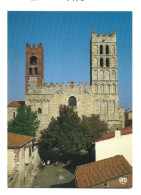 LA FAÇADE DE LA CATHÉDRALE SAINTE-EULALIE.-  ELNE / ROUSSILLON - ( FRANCIA ) - Roussillon