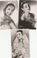 CARMEN SEVILLA 3 PHOTOS EDITIONS DU GLOBE - Famous Ladies