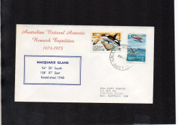 AAT Macquarie Island 1976 Cover - 23 NOV 1976 - (1ATK076) - Lettres & Documents