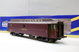 REE - AMBULANT POSTALE OCEM 16m PAZ Postes PTT SNCF Ep. IIIB Réf. VB-249 Neuf NBO HO 1/87 - Coches De Viaje