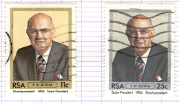 RSA+ Südafrika 1984 Mi 659-60 Botha - Used Stamps