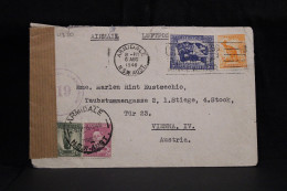 Australia 1946 Armidale Censored Air Mail Cover To Austria__(4870) - Cartas & Documentos