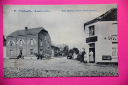 Froidchapelle 1907: Avenue De La Gare. Superbe Animation. Rare - Froidchapelle