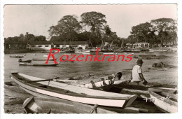 GUINEE Française Conakry Konakry Guinéa Le Port De Pêche Barque Bateau Fishing Village Afrique Afrique Africa CPA - Frans Guinee