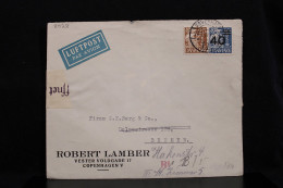 Denmark 1941 Köbenhavn Censored Air Mail Cover To Germany__(8028) - Luftpost