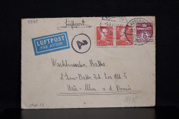 Denmark 1943 Köbenhavn Censored Air Mail Cover To Germany__(7933) - Luftpost
