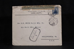 Egypt 1910's Censored Cover To USA__(5055) - 1915-1921 Protettorato Britannico