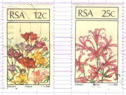 RSA+ Südafrika 1985 Mi 674-75 Blumen - Oblitérés