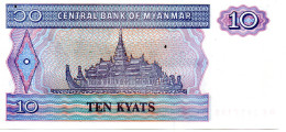 Myanmar - Pk N° 71 - 10 Kyats - Myanmar