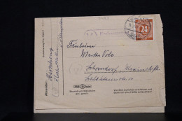 Germany Allied 1947 Letter To Schondorf__(7433) - Lettres & Documents