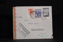 Greece 1940's Censored Air Mail Cover To Berlin Germany__(6848) - Lettres & Documents