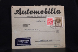 Hungary 1941 Budapest Censored Air Mail Cover To Germany__(7812) - Briefe U. Dokumente