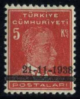 Türkiye 1938 Mi 1042 MNH Atatürk Mourning - Used Stamps