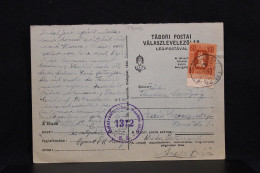 Hungary 1946 Budapest Censored Card To Austria__(7806) - Brieven En Documenten