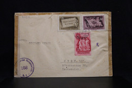 Hungary 1946 Budapest Censored Cover To Austria__(7757) - Brieven En Documenten
