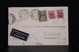 Hungary 1949 Budapest Censored Air Mail Cover To Austria__(7831) - Briefe U. Dokumente