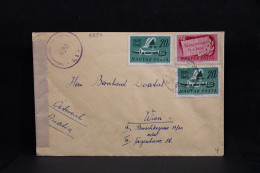 Hungary 1949 Eger Censored Cover To Austria__(6254) - Brieven En Documenten