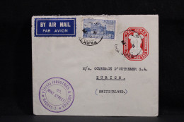 India 1950's Air Mail Cover To Switzerland__(6468) - Luftpost