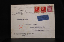 Norway 1940 Oslo Censored Air Mail Cover To Germany__(7577) - Covers & Documents