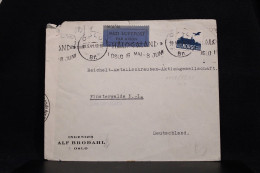 Norway 1941 Oslo Censored Air Mail Cover To Germany__(7512) - Covers & Documents