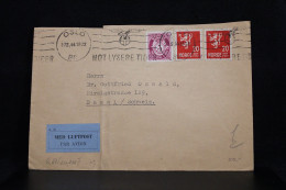 Norway 1944 Oslo Censored Air Mail Cover To Switzerland__(7468) - Briefe U. Dokumente