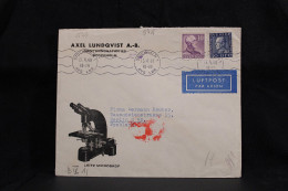 Sweden 1940 Stockholm 1 Censored Air Mail Cover To Germany__(5721) - Lettres & Documents