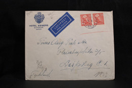 Sweden 1940's Censored Air Mail Cover To Germany__(5906) - Lettres & Documents