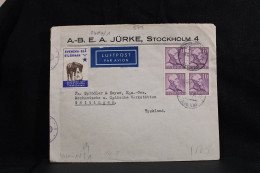 Sweden 1940's Stockholm Censored Air Mail Cover To Germany__(5701) - Lettres & Documents