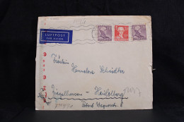 Sweden 1940's Uppsala Censored Air Mail Cover To Germany__(5702) - Lettres & Documents