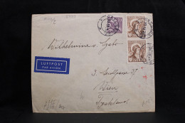 Sweden 1941 Råsunda Den Air Mail Cover To Germany__(5783) - Lettres & Documents