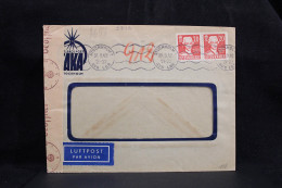 Sweden 1941 Stockholm 1 Censored Air Mail Cover__(5846) - Lettres & Documents