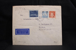 Sweden 1942 Censored Air Mail Cover To Germany__(5863) - Lettres & Documents