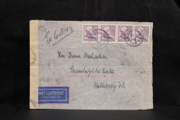 Sweden 1943 Göteborg Censored Air Mail Cover To Germany__(5775) - Lettres & Documents