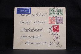 Sweden 1943 Skoghall Censored Air Mail Cover To Germany__(5718) - Storia Postale