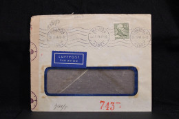 Sweden 1944 Malmö 4 Censored Air Mail Cover__(5663) - Lettres & Documents